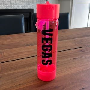 PINK Vegas water bottle